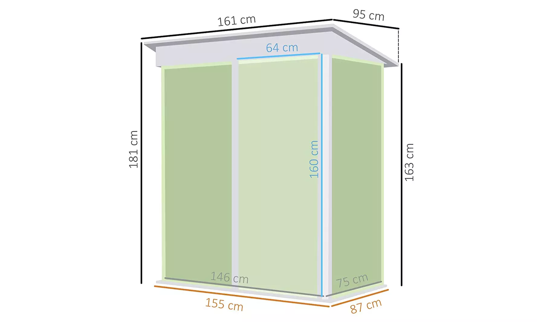 Small Steel Garden Shed