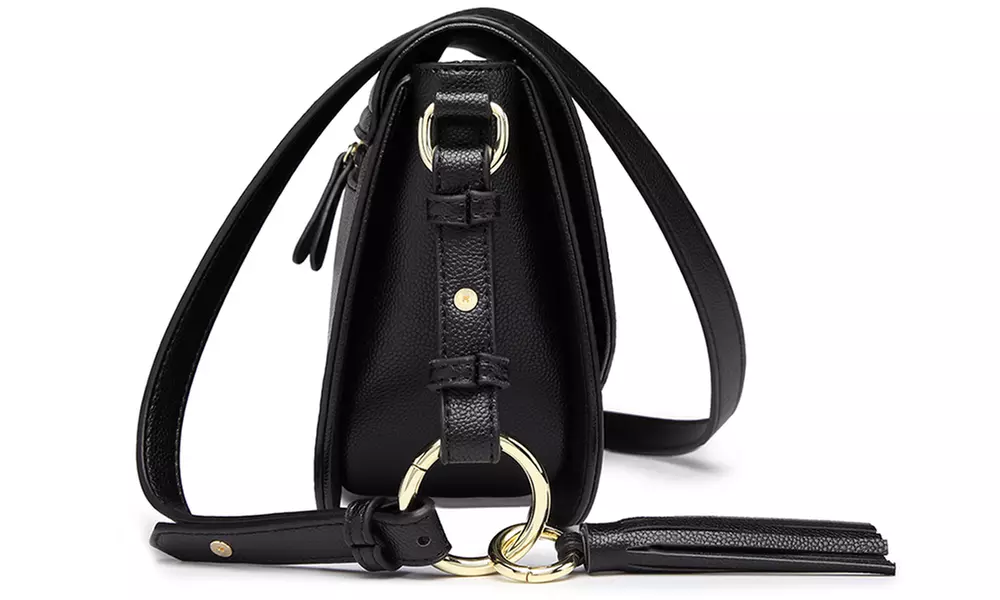 Women Fashion PU Leather Cross Body Saddle Bag