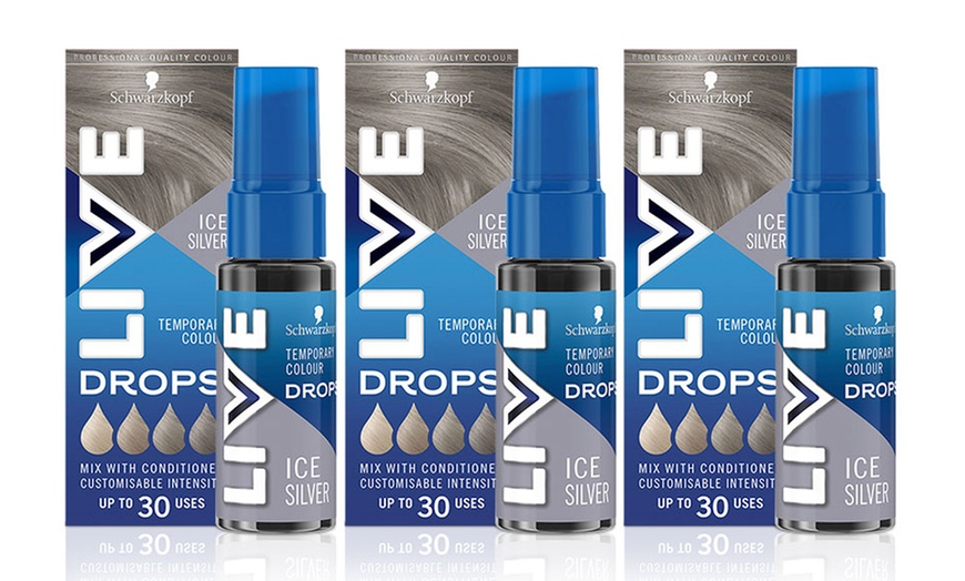 Image 9: 1 or 3 Packs of Schwarzkopf Live Colour Drops Semi-Permanent Hair Dye