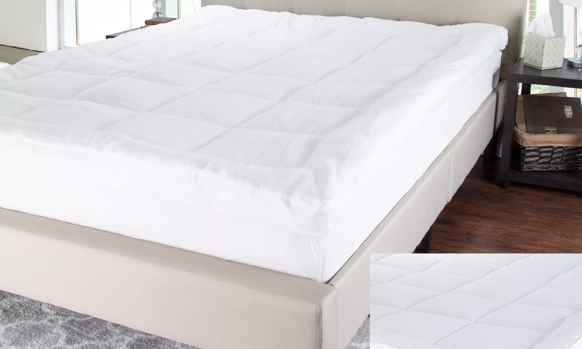 Bluestone Reversible Mattress Topper - Second Medium