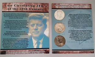 Last Circulating JFK Half Dollars of the 20th Century