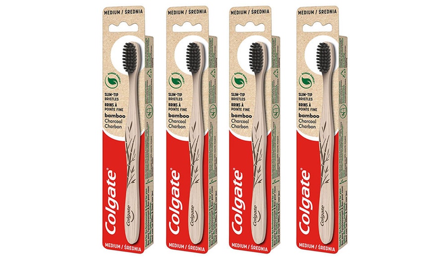 Image 3: Up to Six Colgate Bamboo Medium Toothbrushes