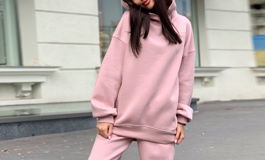 Image 12: Women's Street-Style Hoodie and Pants Set