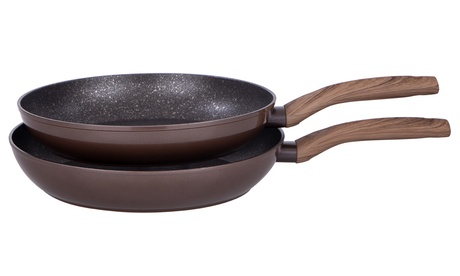 Set di 2 padelle Casa Collection Stelvio Marrone Shinning disponibile in 2 tipologie