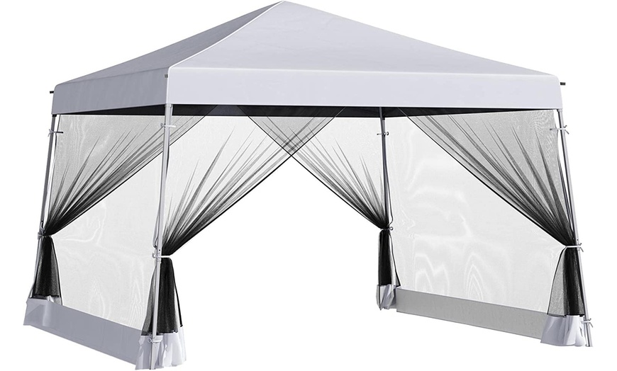 Image 5: Outsunny Outdoor Adjustable Pop-Up Gazebo Canopy 