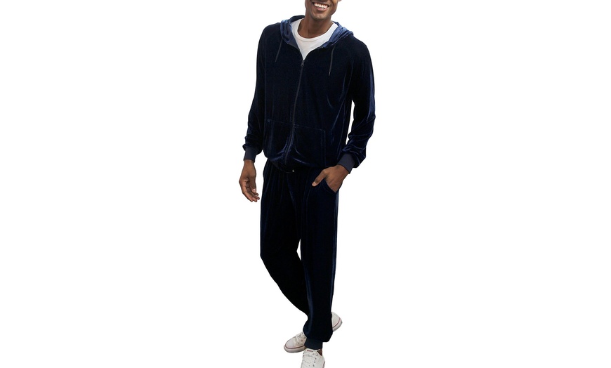 steve harvey velour tracksuit