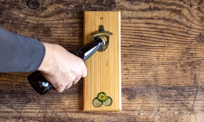 One, Two, Three, or Five Personalized Magnetic Bottle Openers from Qualtry (Up to 60% Off) - Primary Image