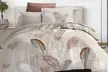 Parure de lit avec housse de couette et taies d'oreiller 100 % coton, modèle et dimension au choix - Second Medium
