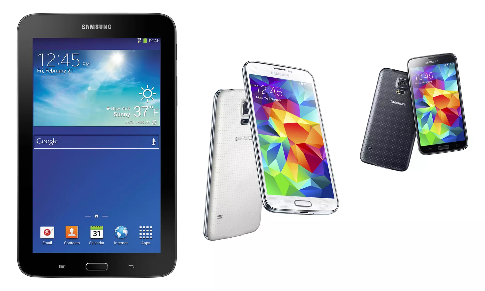 Samsung Galaxy Tab 3 Lite 7" 8GB Tablet and Galaxy S5 Smartphone (Manufacturer Refurbished) - Primary Image