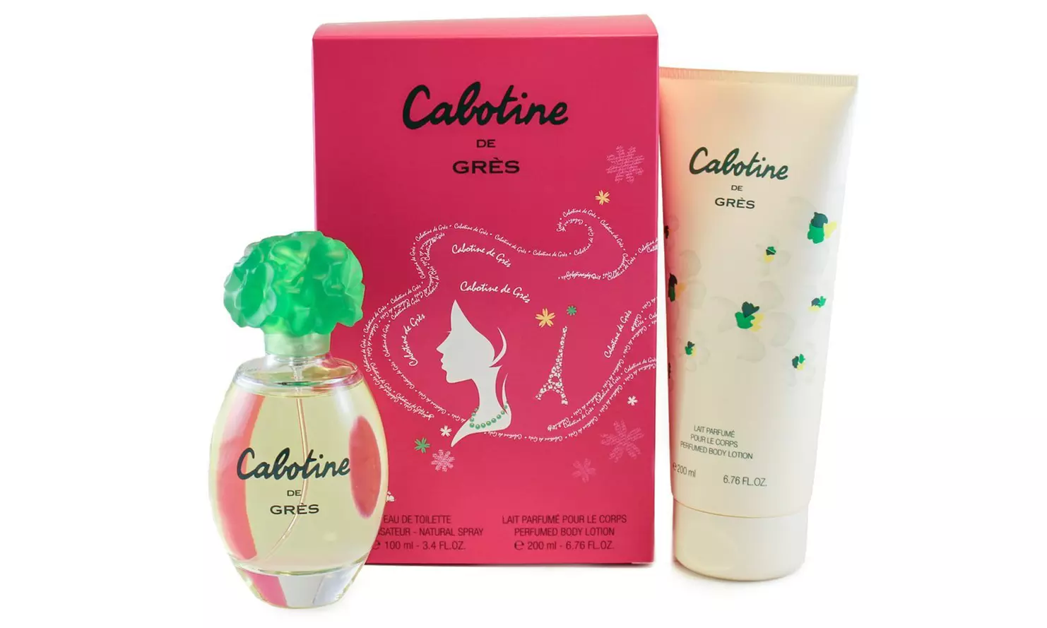 Eau de toilette Cabotine de Grès 100ml et lait corporel 200ml - Primary Image