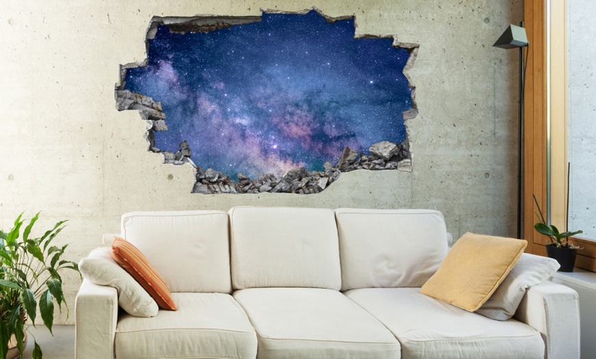 Image 6: 3D Broken Wall Sticker