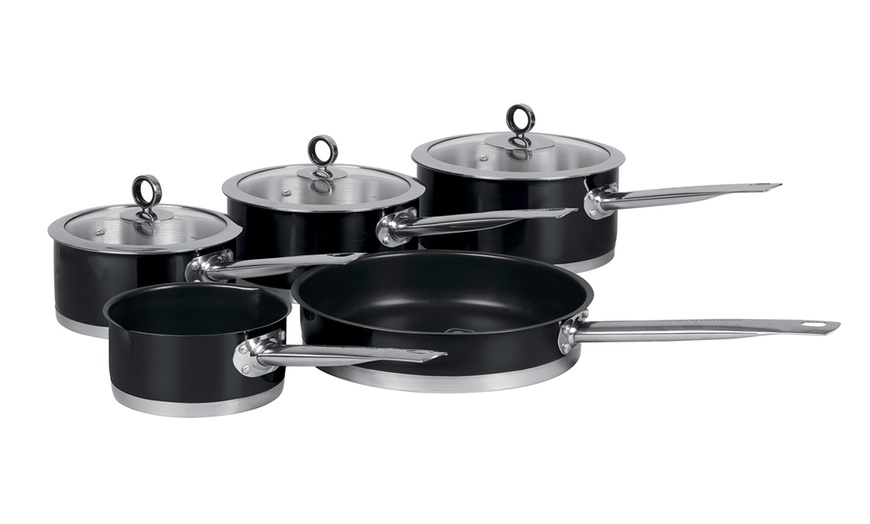 Image 3: Morphy Richards 5-Pc Saucepan Set