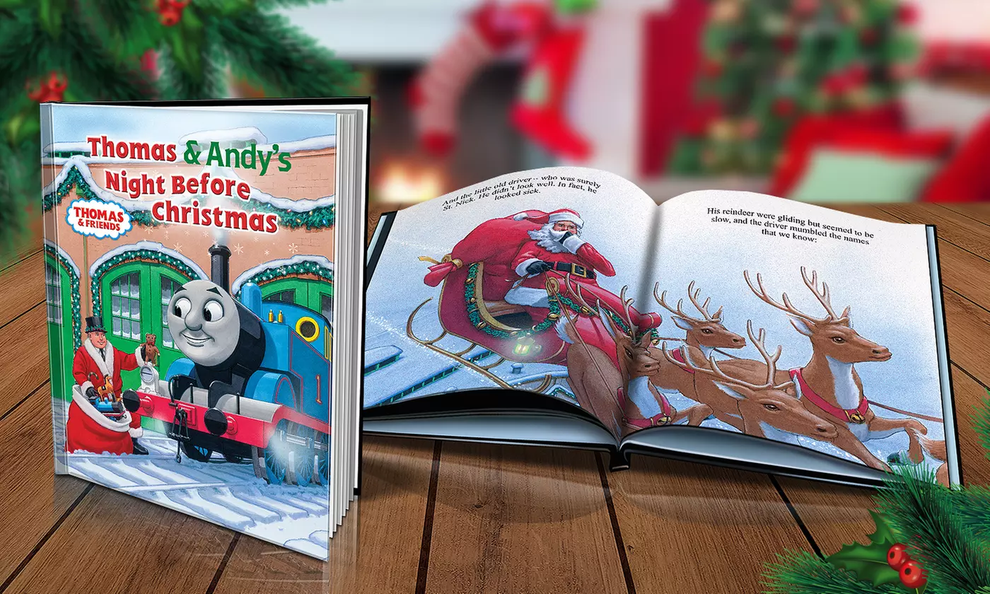 Personalized Hardcover or Softcover Thomas the Tank Story Books (Up to 68% Off). Eight Options Available.  - Second Medium