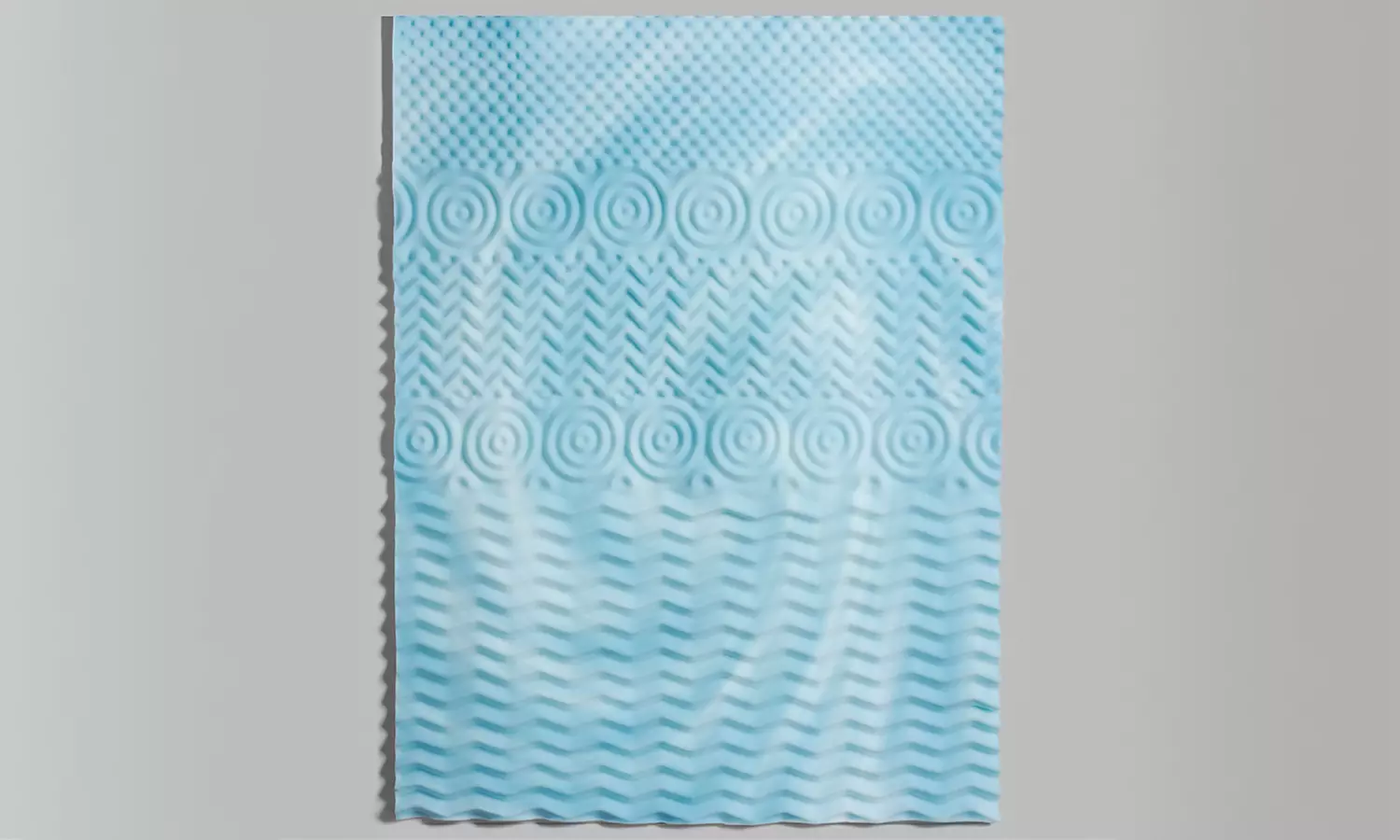 Authentic Comfort 4" Orthopedic 5-Zone Gel Foam Mattress Topper - Second Medium