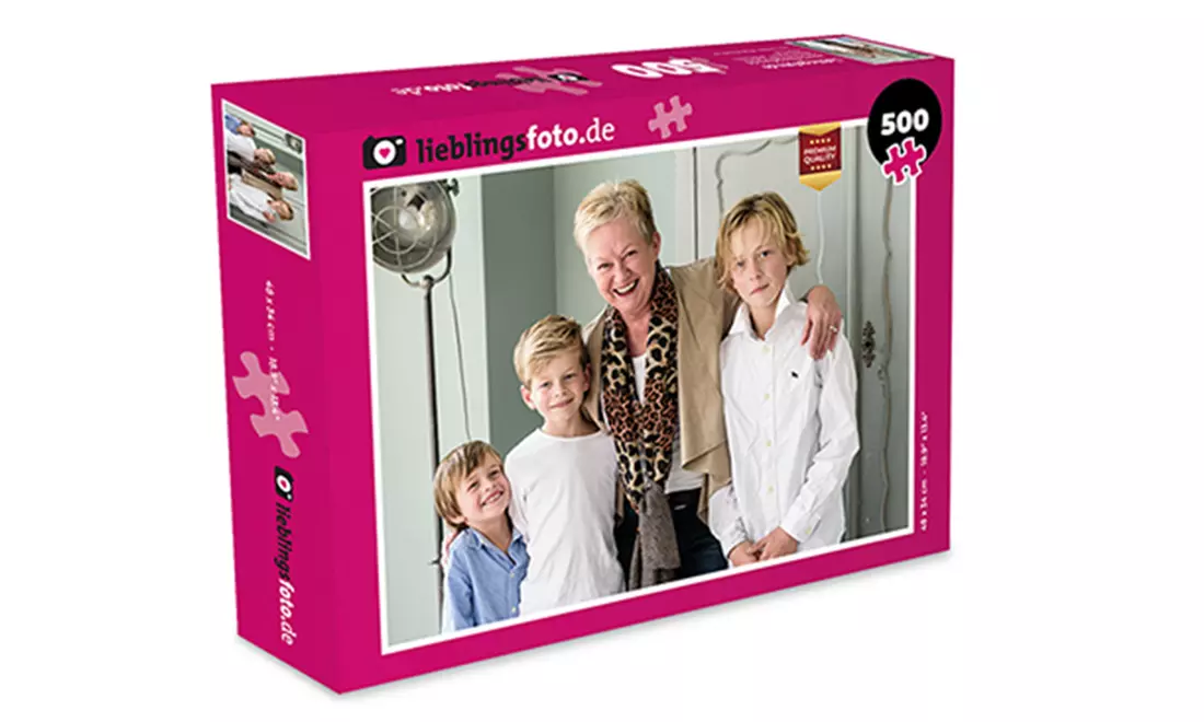 Foto-Puzzle Deluxe mit Schachtel
