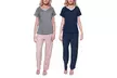 Women's Super-Soft Pajama Set. Plus Sizes Available (4-Piece)  - Second Medium