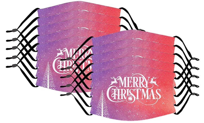 Image 14: Christmas-Themed Face Masks