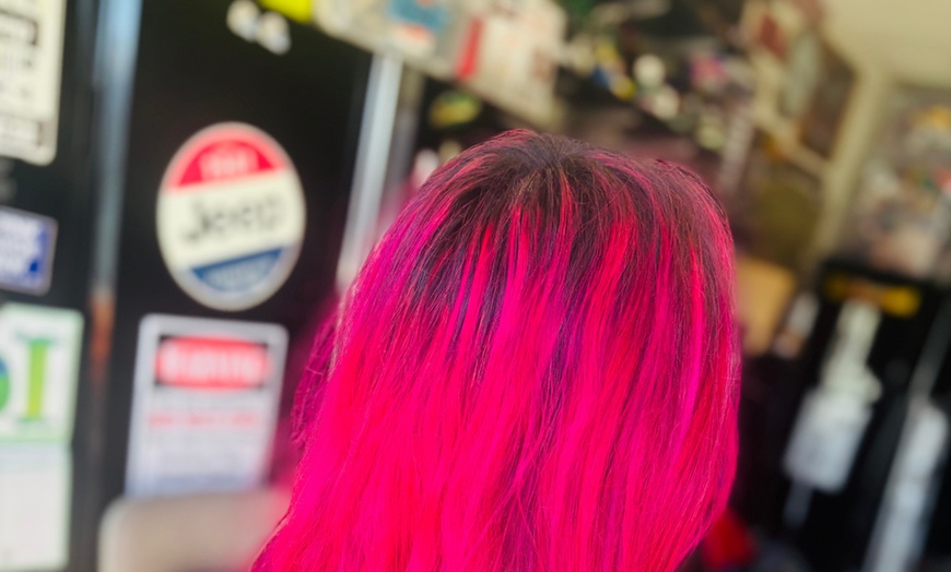 Image 2: Haircut with Color, Partial/Full Highlights, or Balayage