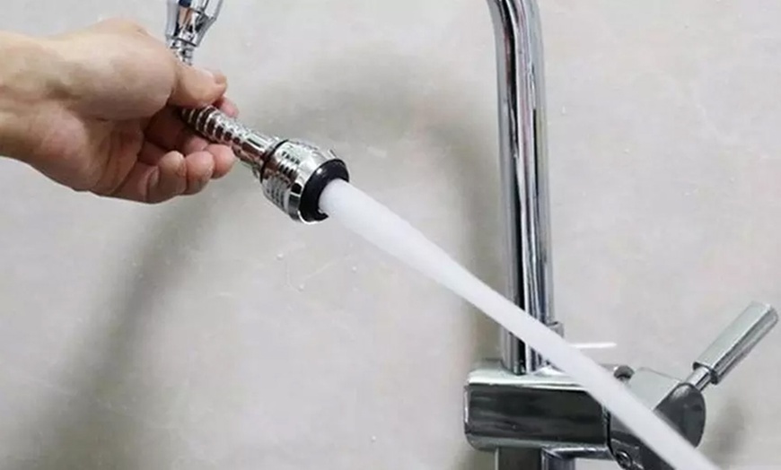 Image 4: 360-Degree Flexible Kitchen Faucet Tap Nozzle Extender