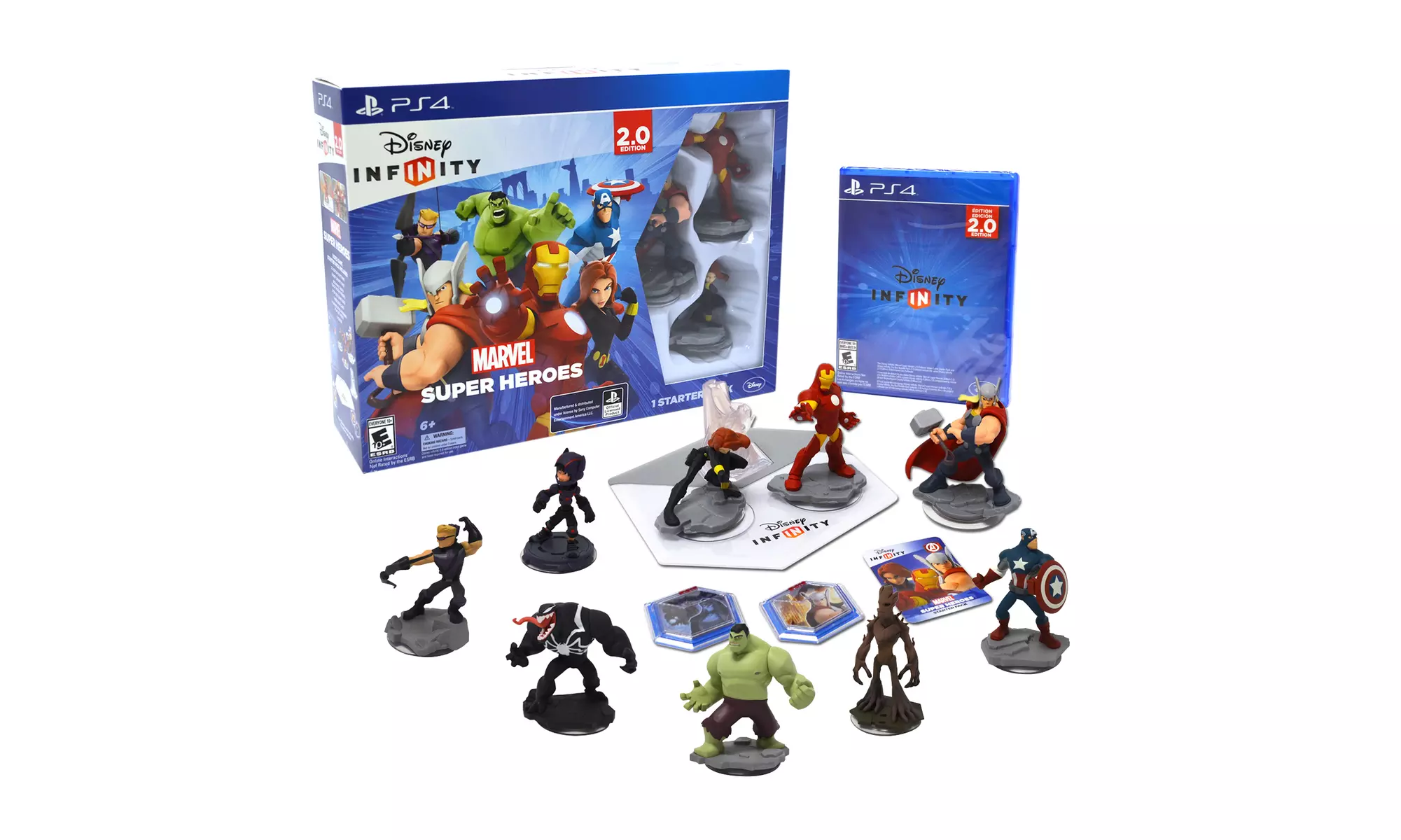 Disney Infinity 2.0 Starter Kit Plus 6 Characters for Wii U, PS4, Xbox 360, or Xbox One - Second Medium