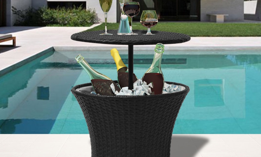 Image 4: VidaXL Ice Cooler Bucket Table