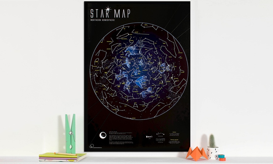 Image 8: Glow-in-the-Dark Map