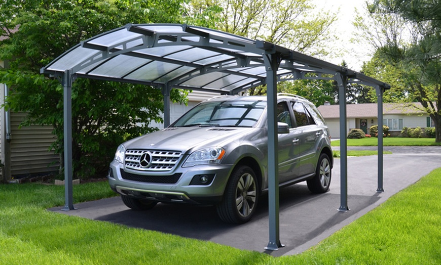 Up To 40 Off On Palram Arcadia 5000 Carport Groupon Goods