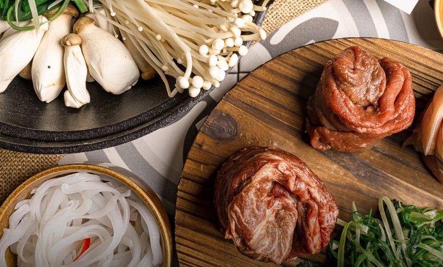 Image 2: Premium Wagyu Hotpot with Wine and Dessert at Old Man Pho Highpoint