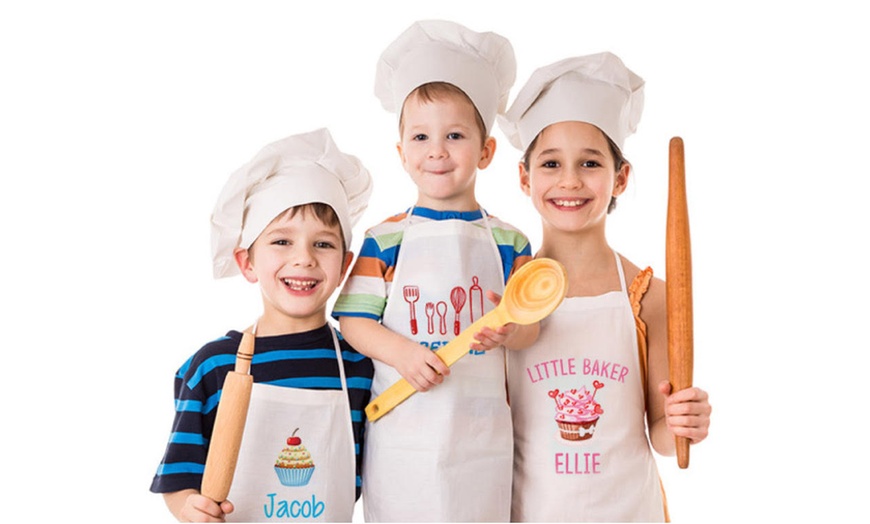 Image 1: Personalised Kids Apron from Decomatters