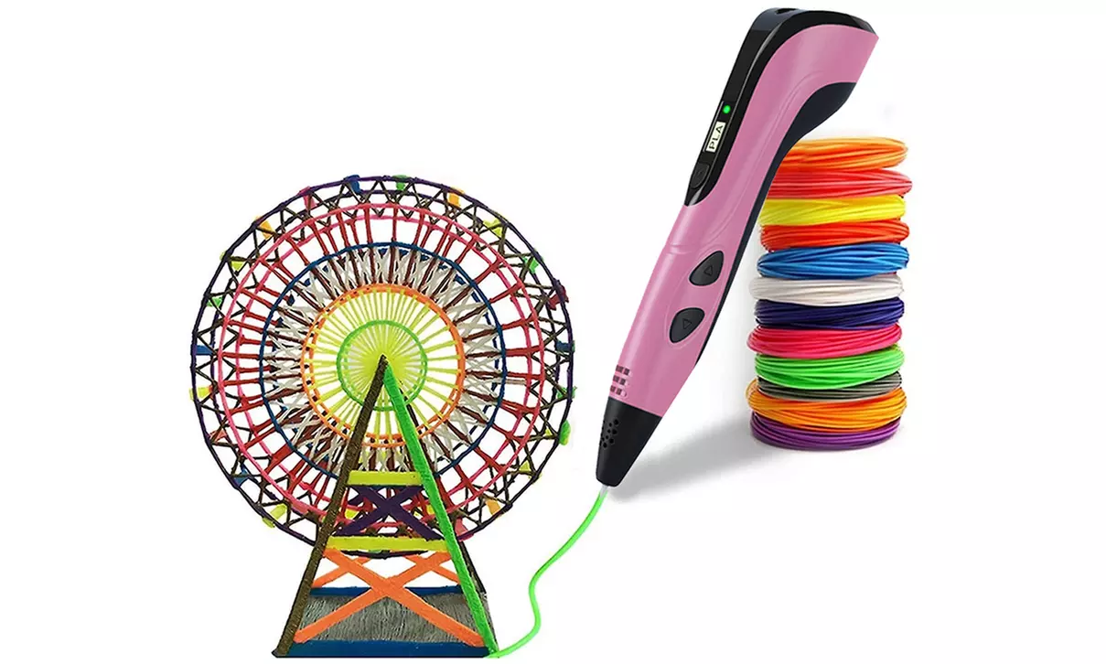 3D Printing Pen with 13 Filament Rolls