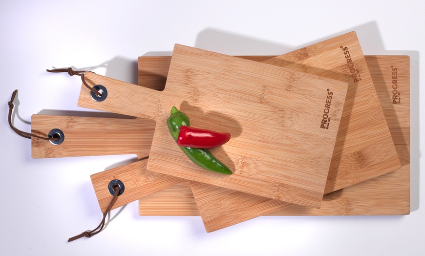 Image 3: Progress Three-Piece Chopping Board Set