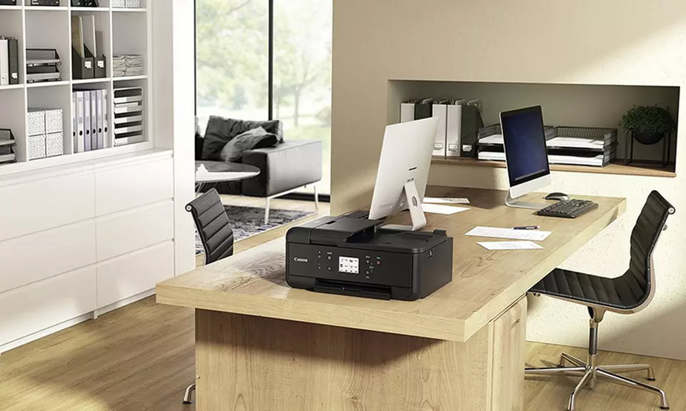 Canon Pixma Wireless All-in-One Home-Office Printer with Scanner, Copier, and Fax Machine - Primary Image