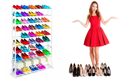 1 o 2 scarpiere con scaffali in metallo disponibili in 2 modelli