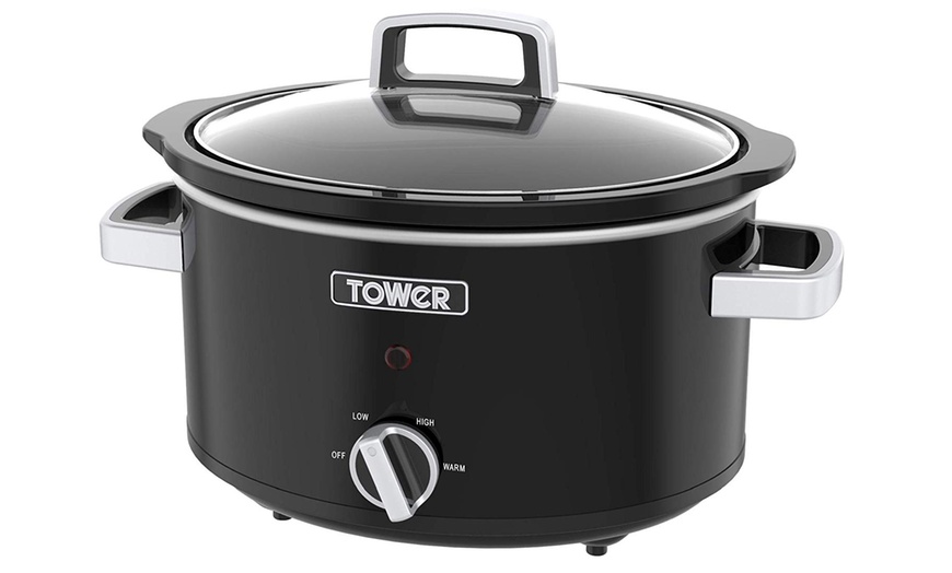 Image 6: Tower 3.5L or 6.5L Slow Cooker