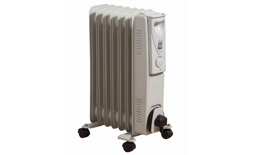 Image 3: Fine Elements 7 Fin Oil Heater