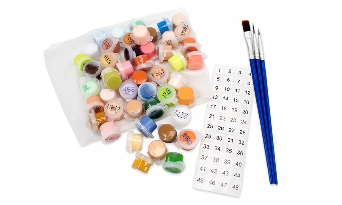 Malen nach Zahlen – eigenes Bild