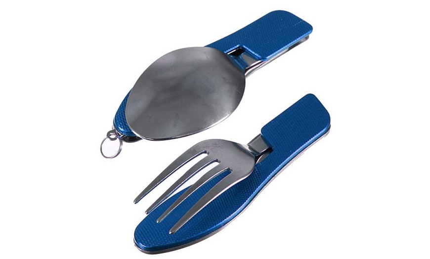 Image 4: Camping Folding Cutlery Set