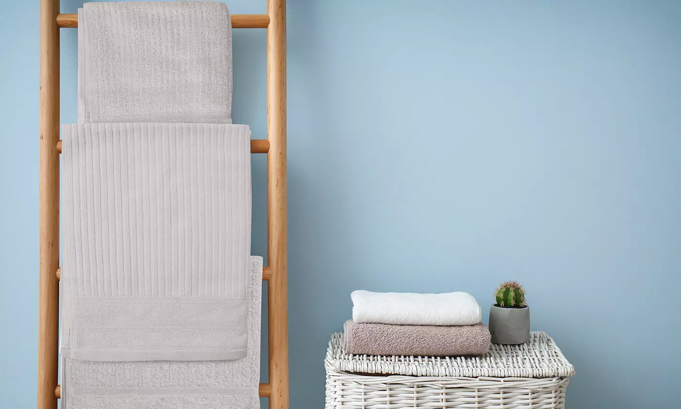 Royal Comfort Egyptian Cotton 8 Piece Towel Pack Granite, White & More