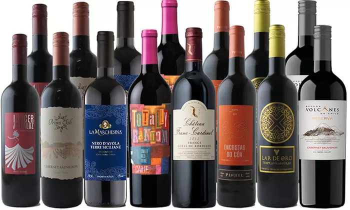 15 Bottles of Spring Red Wine with Wine Thermometer from Splash Wines (Up to 77% Off)  - Primary Image