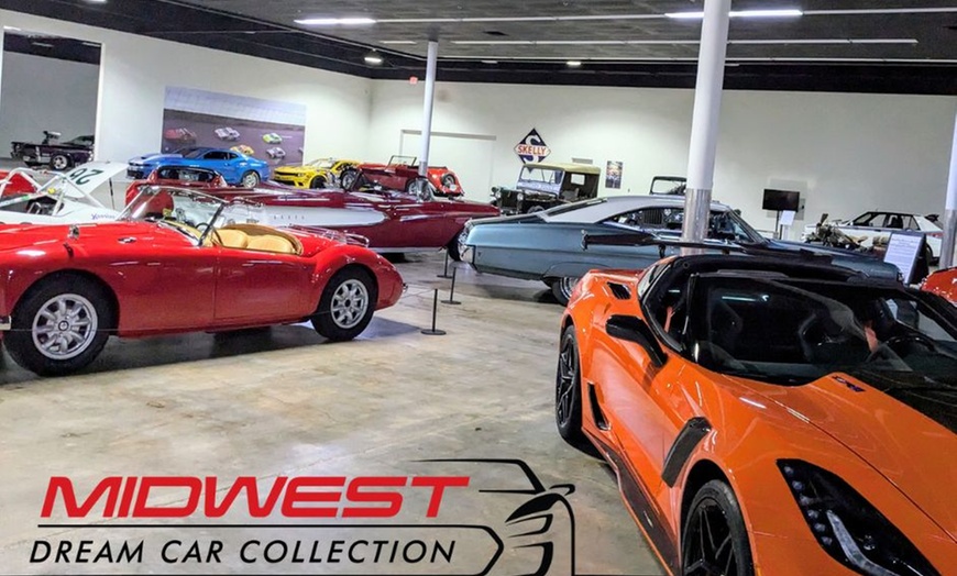 Image 1: Admission for 2 or More to Experience the Midwest Dream Car Collection