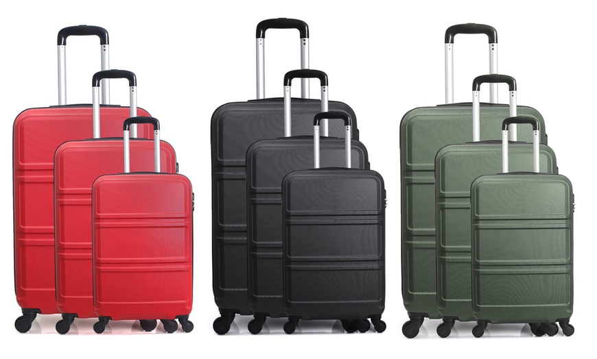 Image 1: Trolley Suitcase Set 