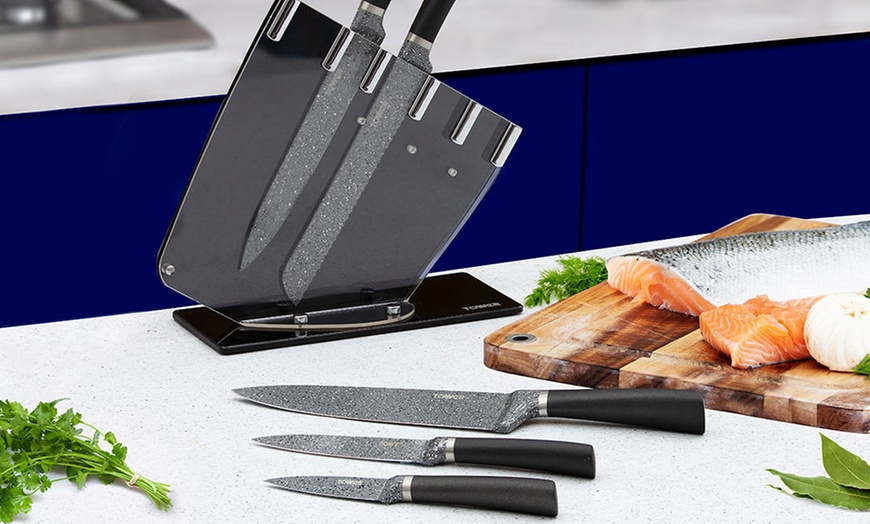 Image 5: Tower Five-Piece Knife Set