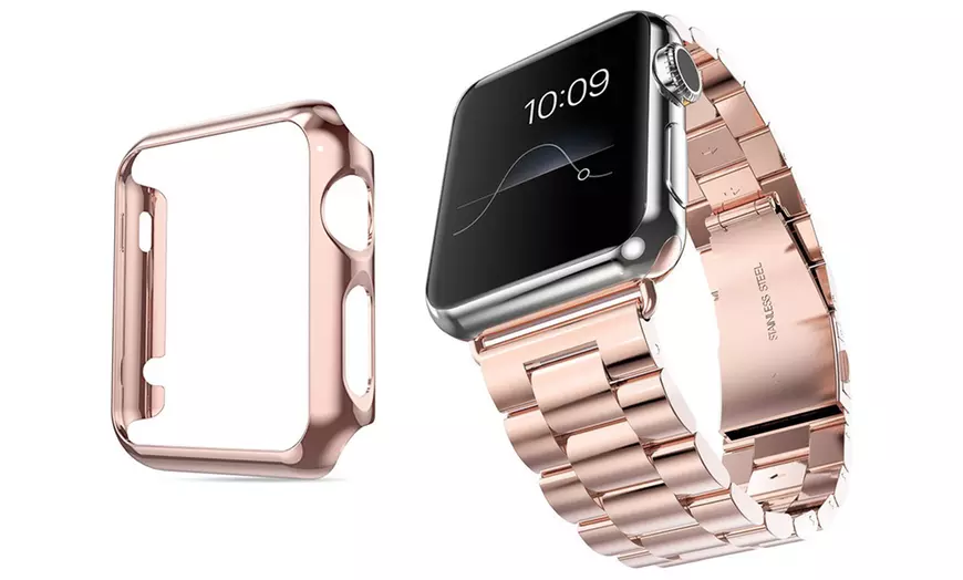 Image 6: Roestvrijstalen armband voor Apple Watch