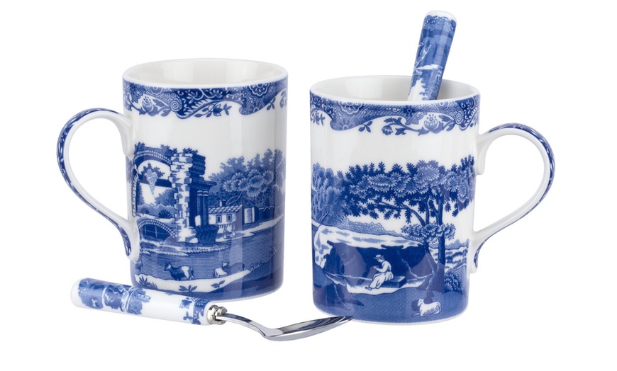 Image 5: Portmeirion Mugs and Spoons Set