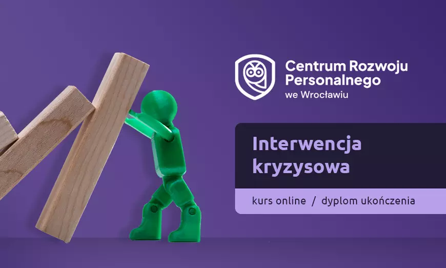 Kurs online: Interwencja kryzysowa z zaświadczeniem MEN w Centrum Rozwoju Personalnego (do -80%) - Primary Image