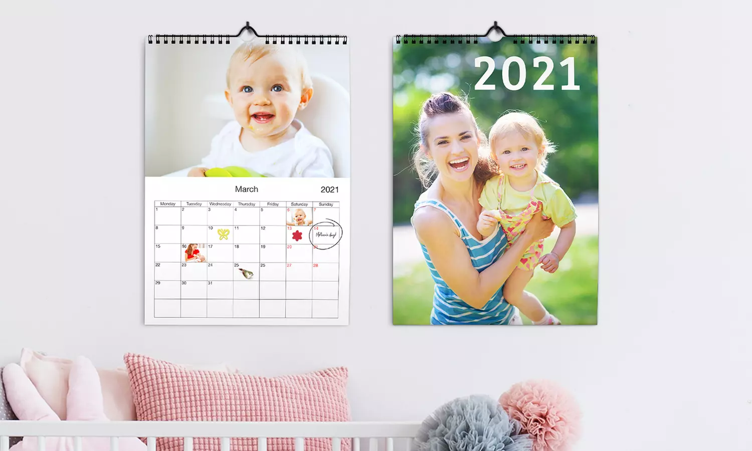 Personalized Photo Wall Calendars from Printerpix (Up to 91% Off) - Primary Image