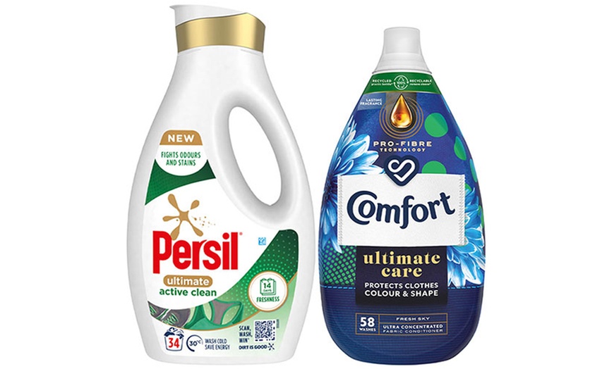 Image 29: Persil Ultimate Washing Liquid Detergent and Comfort Ultimate Care