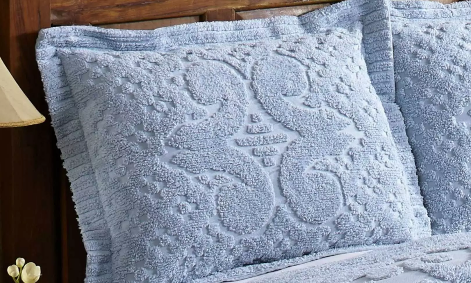 Better Trends Ashton 100% Cotton Tufted Chenille Shams - Primary Image