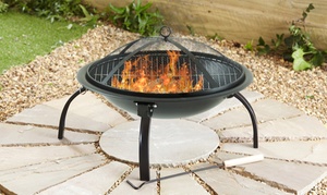 Large Folding Fire Pit with Optional Marshmallow Kit