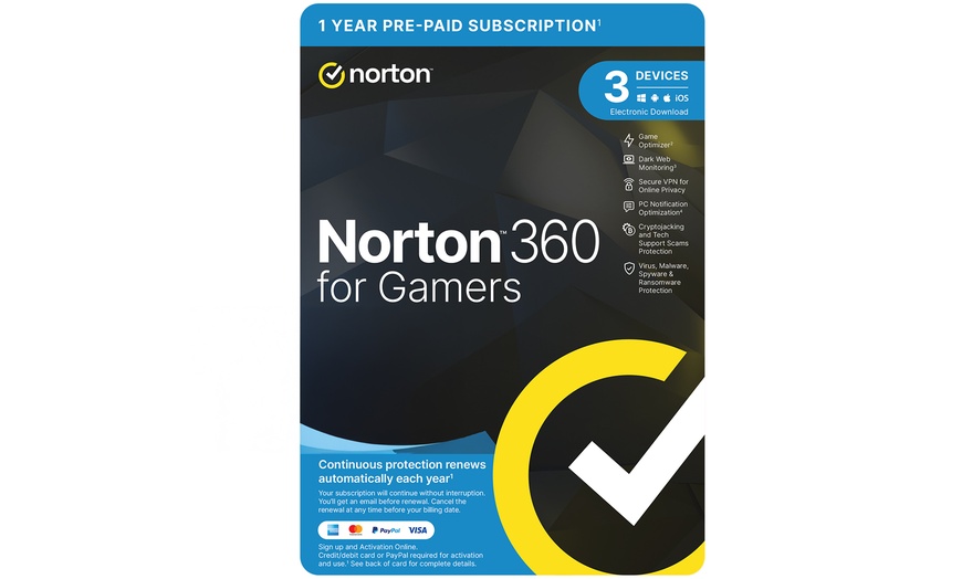 Image 4: Norton 360 Standard, Deluxe and Gamers 2025 for 1 Year (Up to 60% Off)